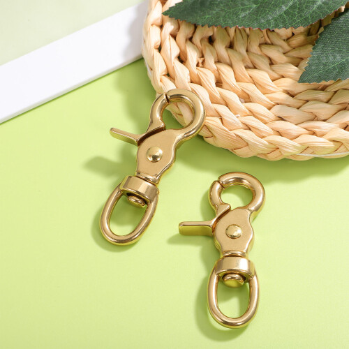 6Pcs Brass Bag Lobster Clasp Snap Hook for Straps 2