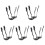 10Pcs Professional Black Hard Hat Chin Straps Adjustable Strap 4