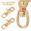 6Pcs Brass Bag Lobster Clasp Snap Hook for Straps 6