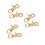 6Pcs Brass Bag Lobster Clasp Snap Hook for Straps 10