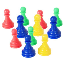128Pcs Kids Chess Checkers Plastic Replacement Pegs in Assorted Colors