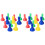 128Pcs Kids Chess Checkers Plastic Replacement Pegs in Assorted Colors 2