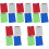 20Pcs Assorted Color Portable Clipboard Plastic Writing Support Board 3