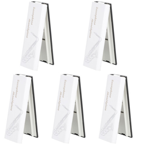 5Pcs Durable ABS White Plastic Oboe Reed Storage Holder Box 1