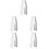 5Pcs Durable ABS White Plastic Oboe Reed Storage Holder Box 4