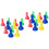 128Pcs Kids Chess Checkers Plastic Replacement Pegs in Assorted Colors 4