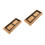 2Sets Bamboo Sharpening Stone Base with Rubber Grip for Home Use Khaki 3