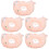 5Pcs Lightweight Pink Cat Cone Collar for After Surgery Protection 8