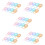 40Pcs Portable Pacifier Holder Cases Assorted Color Baby Storage Boxes 8