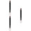 3Pcs ABS Eye Makeup Stick with Brush Light Brown Dual-End Home Tool 9