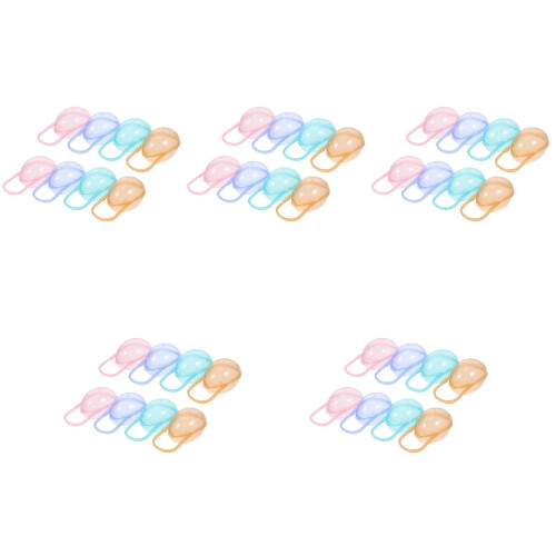 40Pcs Portable Pacifier Holder Cases Assorted Color Baby Storage Boxes 2