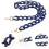 2Pcs Blue Bag Chain Strap DIY Replacement Handbag Shoulder Purse 10
