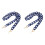 2Pcs Blue Bag Chain Strap DIY Replacement Handbag Shoulder Purse 4