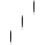 3Pcs ABS Eye Makeup Stick with Brush Light Brown Dual-End Home Tool 7