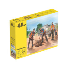 Heller 82754 Road Workers Figures 1:24 Model Kit