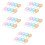 40Pcs Portable Pacifier Holder Cases Assorted Color Baby Storage Boxes 7