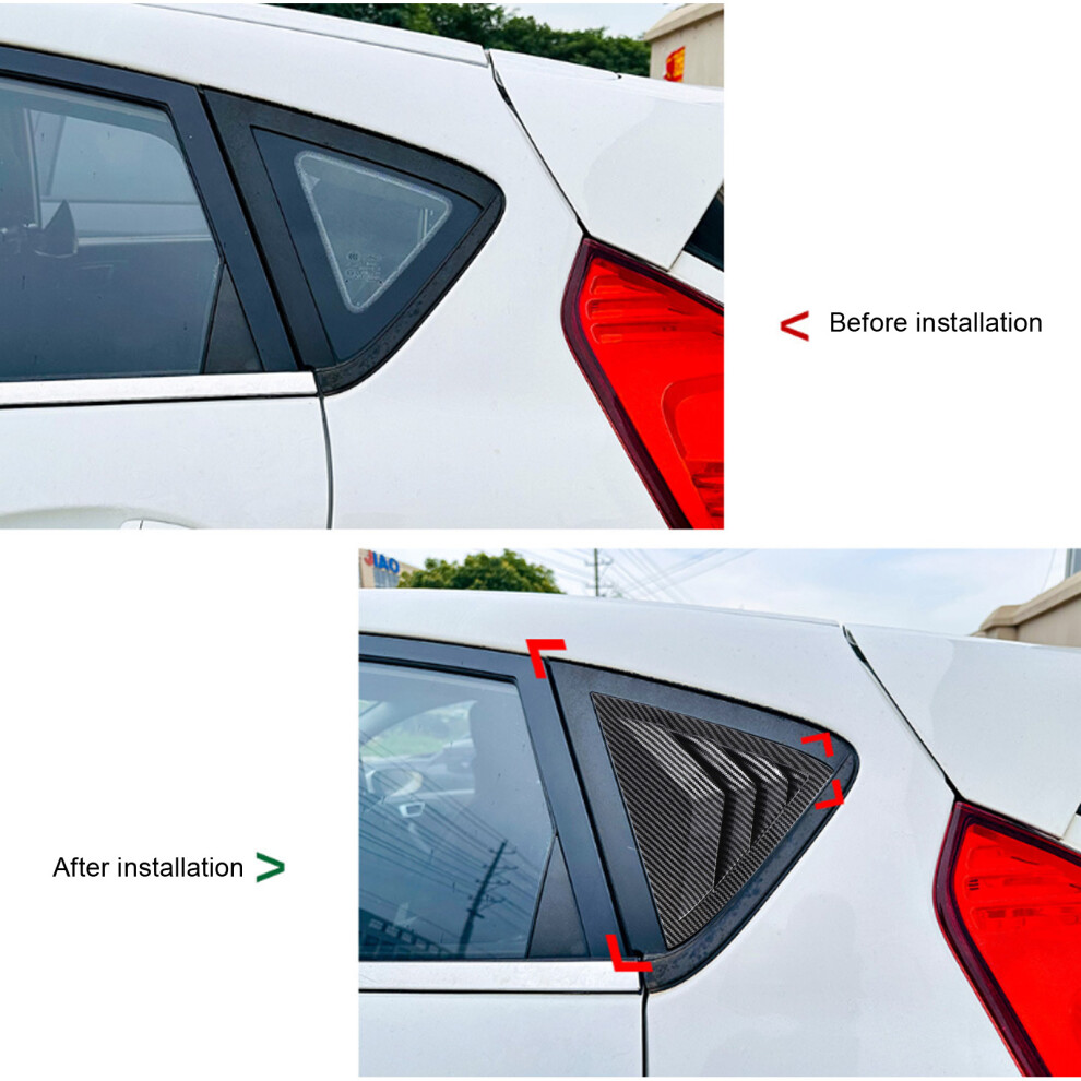 Carbon Fibre Style Louvers For Fiesta Mk7 7.5 7340572875167