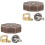 6Pcs Sturdy Metal Brain Puzzle Games Assorted Colors for Elderly Fun 4