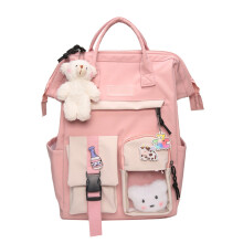 Adorable Cute Backpack for Teen Girls, Lightweight Durable Nylon Fabric, Breathable Adjustable Shoulder Straps for Outdoor Travel School Gifts, (10.2