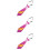 3Pièces Cravates Décoratives Violet Halloween Pour Soirée Costume 10