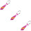 3Pièces Cravates Décoratives Violet Halloween Pour Soirée Costume 11