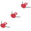 3Pièces Tablier Poule Rouge Protège 5