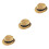 3Pièces Chapeau Mode Bande Protection Khaki 5