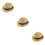 3Pièces Chapeau Mode Bande Protection Khaki 9