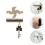 2Pièces Charms Bracelet Montre Métal Décor 10