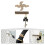 2Pièces Charms Bracelet Montre Métal Décor 7