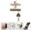 2Pièces Charms Bracelet Montre Métal Décor 11