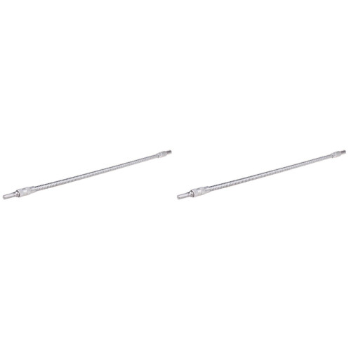 2Pièces Rallonge De Perceuse Flexible En Métal Durable Argent 1