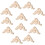 48Pièces Décor D'angle En Bois Beige Sculpté Pour Ameublement Élégant 1
