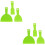 6Pièces Spatules 3D Vert Clair Outils Ergonomiques Pour Impression 3D 6