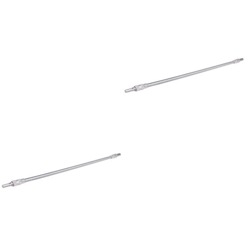 2Pièces Rallonge De Perceuse Flexible En Métal Durable Argent 2