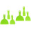 6Pièces Spatules 3D Vert Clair Outils Ergonomiques Pour Impression 3D 4