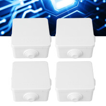 12 Stück Wasserdichte Kabelverbinderbox ABS PVC Stromverteilung-Endbox