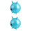 2Pcs Sky- Bouncing Ball Thick PVC Cartoon Play Toy 5