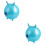 2Pcs Sky- Bouncing Ball Thick PVC Cartoon Play Toy 6