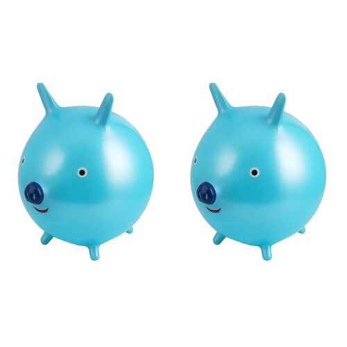2Pcs Sky- Bouncing Ball Thick PVC Cartoon Play Toy 1