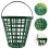 2Pièces Panier De Golf Vert Portable Avec 11