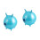 2Pcs Sky- Bouncing Ball Thick PVC Cartoon Play Toy 4
