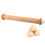 2Pcs Non-Stick Beech Wood Rolling Pin with Scale and Removable Discs 8