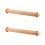 2Pcs Non-Stick Beech Wood Rolling Pin with Scale and Removable Discs 5
