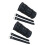 4Pcs Black Saddlebags for Motorcycle with Waterproof Storage 8