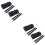 4Pcs Black Saddlebags for Motorcycle with Waterproof Storage 6