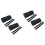 4Pcs Black Saddlebags for Motorcycle with Waterproof Storage 4