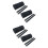 4Pcs Black Saddlebags for Motorcycle with Waterproof Storage 5