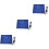 3Pcs Blue Pet Heating Mat Multipurpose Waterproof Pad for Pets 5