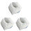 300Pcs Disposable Headrest Covers White Soft Nonwoven Face Hole Covers 2